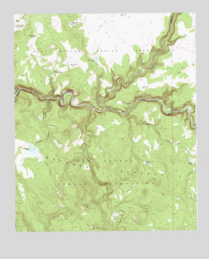 Elwood Canyon, AZ USGS Topographic Map