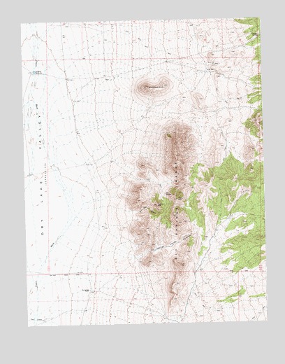 Ely Springs, NV USGS Topographic Map