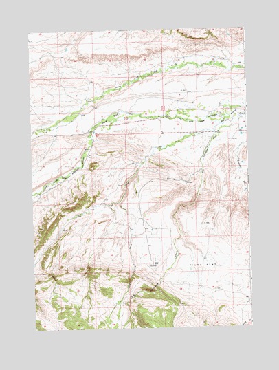 Embar, WY USGS Topographic Map