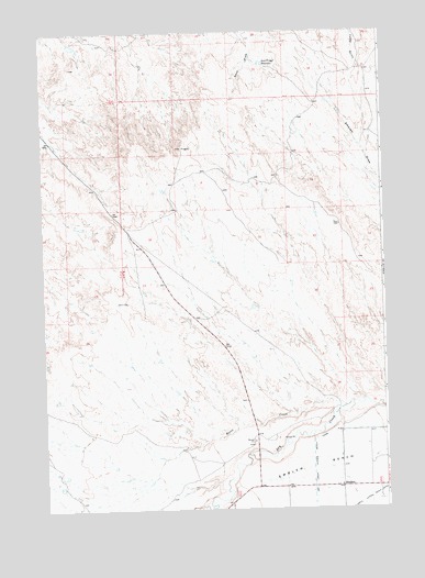 Emblem, WY USGS Topographic Map