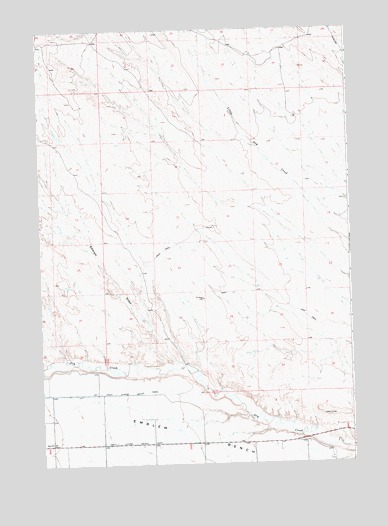 Emblem SE, WY USGS Topographic Map