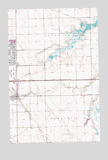 Emerado, ND USGS Topographic Map