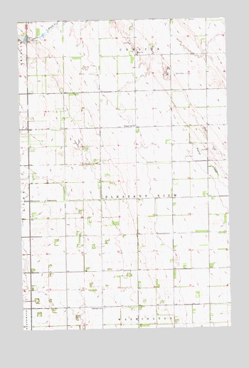 Emerado SW, ND USGS Topographic Map