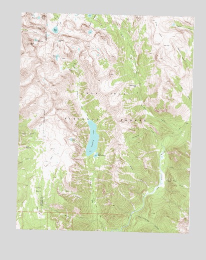 Emerald Lake, CO USGS Topographic Map