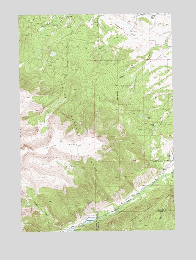 Emerald Lake, MT USGS Topographic Map