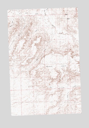 Emerick Bench, MT USGS Topographic Map