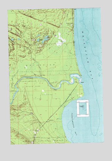 Emerson, MI USGS Topographic Map