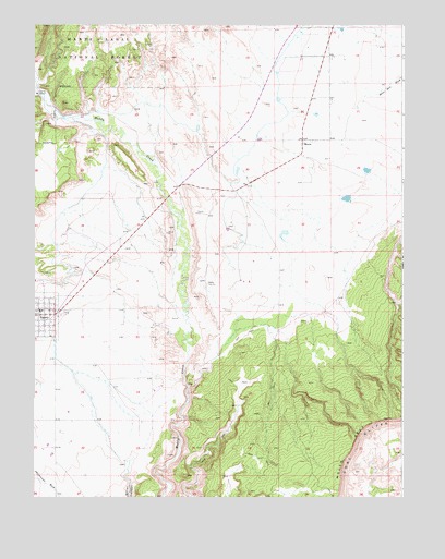 Emery East, UT USGS Topographic Map