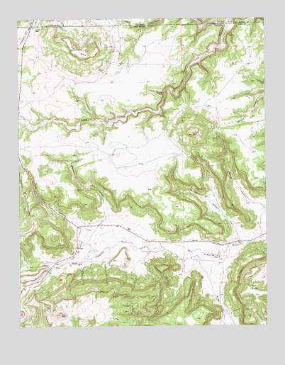 Emery Peak, NM USGS Topographic Map