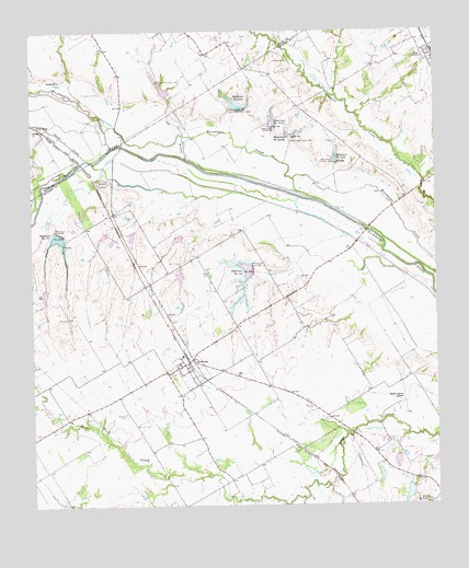 Emhouse, TX USGS Topographic Map
