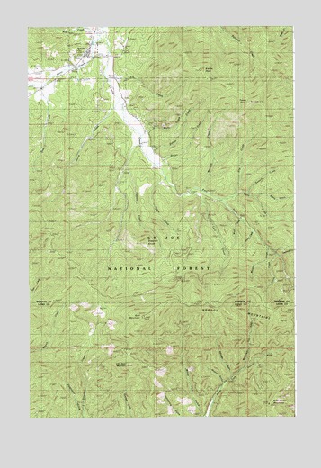 Emida, ID USGS Topographic Map