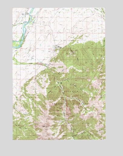 Emigrant, MT USGS Topographic Map