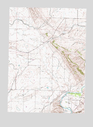 Emigrant Gap, WY USGS Topographic Map