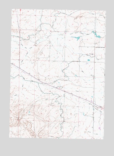 Emigrant Gap NE, WY USGS Topographic Map