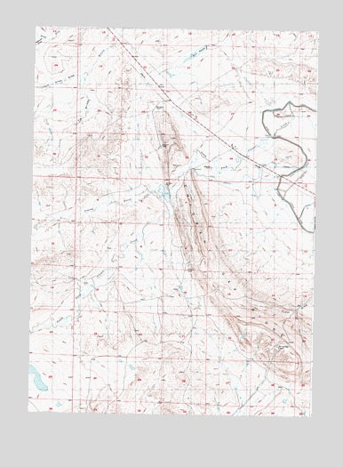 Emigrant Gap NW, WY USGS Topographic Map
