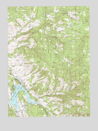 Emigrant Lake, OR USGS Topographic Map