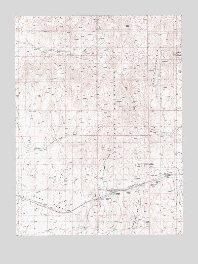 Emigrant Pass, NV USGS Topographic Map
