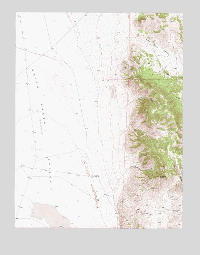 Emigrant Peak, NV USGS Topographic Map
