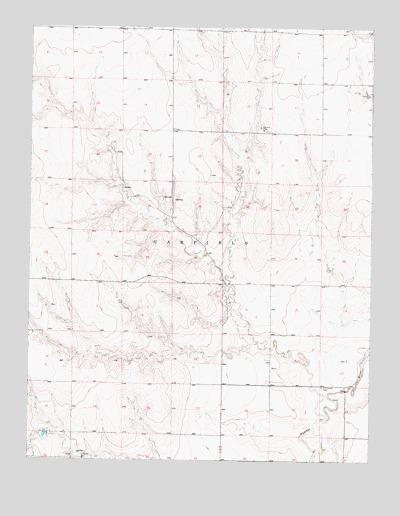 Eminence Cemetery, KS USGS Topographic Map