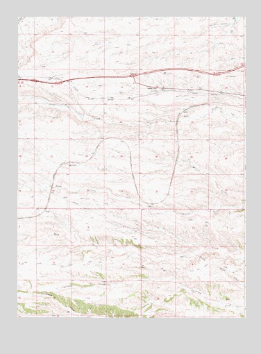 Emkay, WY USGS Topographic Map
