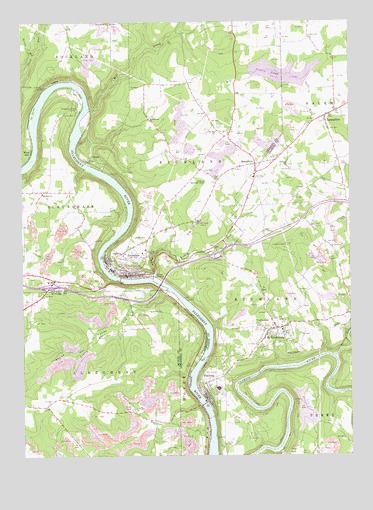 Emlenton, PA USGS Topographic Map