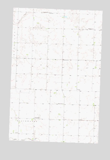 Emmet, ND USGS Topographic Map