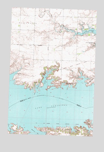 Emmet SW, ND USGS Topographic Map