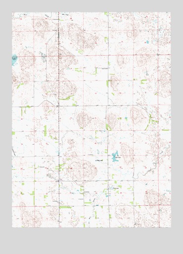 Emmet SW, NE USGS Topographic Map