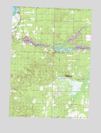 Arkdale NE, WI USGS Topographic Map