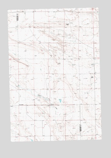 Emory School, MT USGS Topographic Map