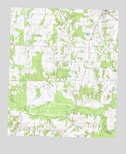 Emory South, TX USGS Topographic Map