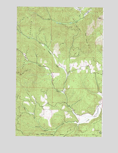 Empey Mountain, WA USGS Topographic Map