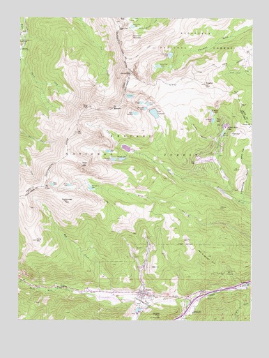 Empire, CO USGS Topographic Map