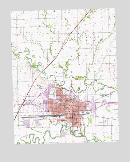 Emporia, KS USGS Topographic Map