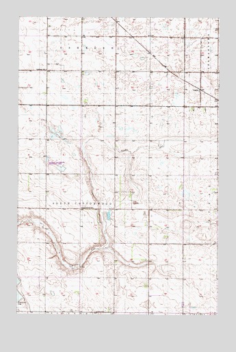 Emrick, ND USGS Topographic Map