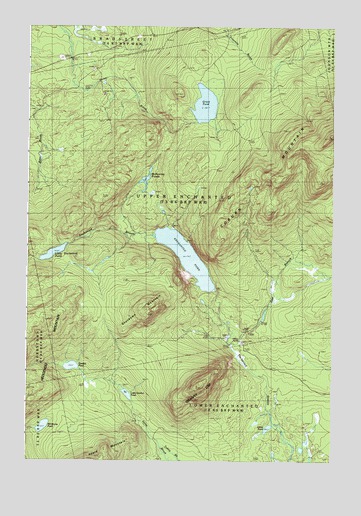 Enchanted Pond, ME USGS Topographic Map