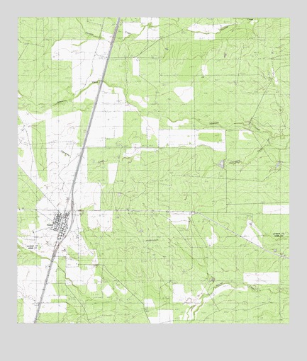 Encinal, TX USGS Topographic Map