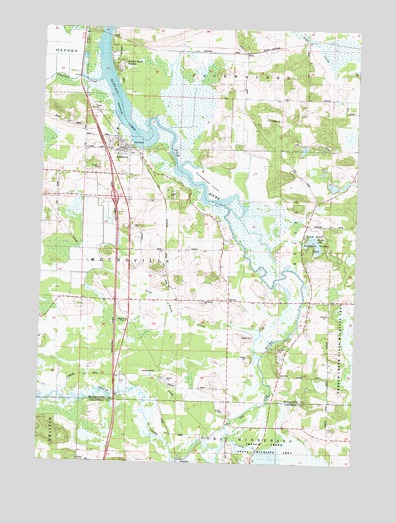 Endeavor, WI USGS Topographic Map