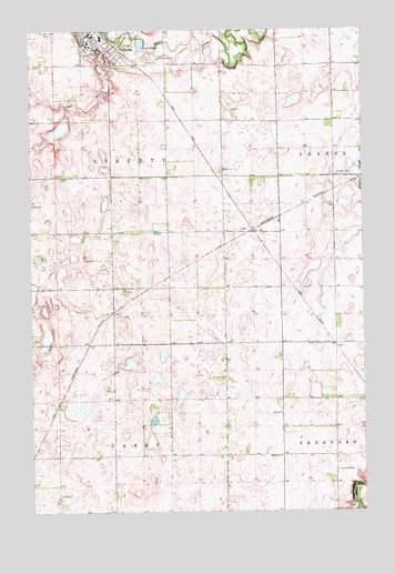 Enderlin South, ND USGS Topographic Map