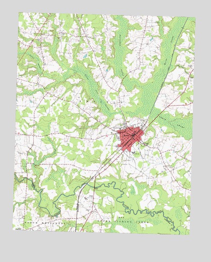 Enfield, NC USGS Topographic Map