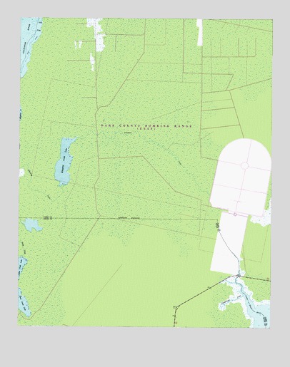 Engelhard NW, NC USGS Topographic Map