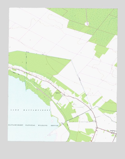 Engelhard West, NC USGS Topographic Map