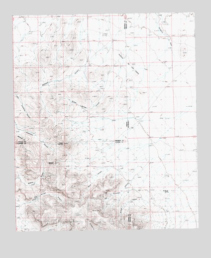 Engine Mountain, AZ USGS Topographic Map