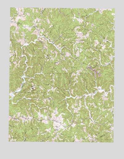 Arlee, WV USGS Topographic Map