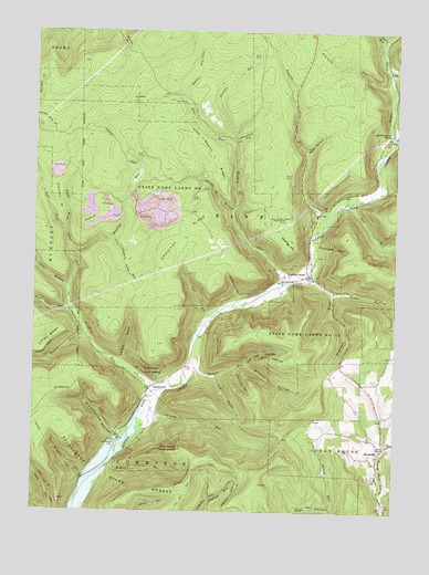 English Center, PA USGS Topographic Map