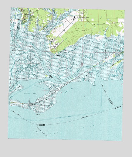 English Lookout, LA USGS Topographic Map
