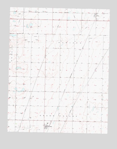 Adams, OK USGS Topographic Map