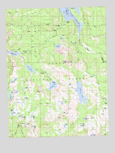 English Mountain, CA USGS Topographic Map