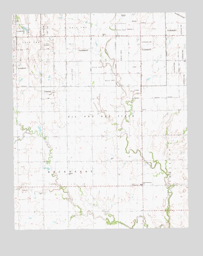 Enid SE, OK USGS Topographic Map