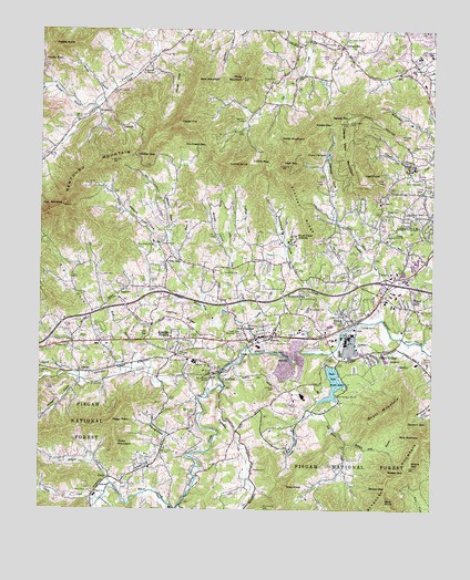 Enka, NC USGS Topographic Map